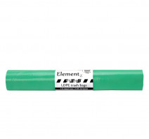 Пакет мусорный 120л ПВД зеленый ароматизированный (10шт/рул) Elementz