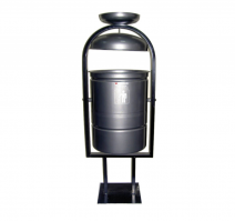 Урна уличная 20л Космос металл с пепельницей