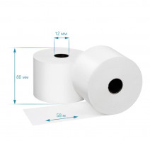 Чековая лента 80х80х12 (58) термо (6 шт.)