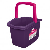 Ведро пластиковое прямоугольное YORK 15л 1/12