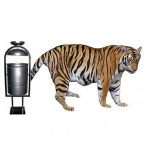 Урна уличная Космос-1 с пепельницой, 2918