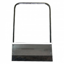 Движок АН2 750*400 с закаленной накладкой 65Г 120 мм П-образная ручка большая на болтах