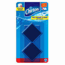 Чистящий кубик для унитаза МОРСКОЙ ПРИБОЙ CHIRTON 2*50гр 1/12