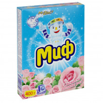 Стиральный порошок автомат МИФ СВЕЖЕСТЬ ДОЛИНЫ РОЗ 400г