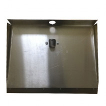 Лопата д/снега 600*500*1,8, 3-борт, алюминиевая, с накладкой 40мм, на болтах