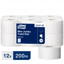 Tork туалетная бумага в мини-рулонах 1 сл белая