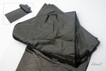 Мешок 120 литров, 70х110 см, ПВД, черный, стандарт