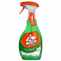 Средство для мытья стекол и поверхностей УТРЕННЯЯ РОСА MR MUSCLE 500мл курок 1/12