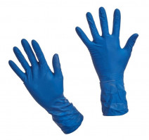 Перчатки латексные неопудренные BENOVY High Risk L