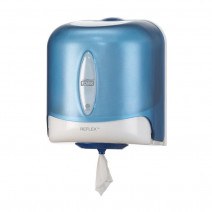 Диспенсер для полотенец Reflex с центральной вытяжкой голубой, 473133 Tork Reflex