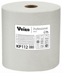 Veiro Professional Полотенца бумажные в рулонах Basic (ультрапрочные), 2 сл, 800 л, 172 м, натурального цвета