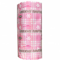 Бумажное полотенце белое НОВАЯ ЛИНИЯ 1сл, 1шт 1/24