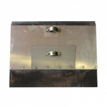 Лопата АН2 1-бор 500*350 с закаленной накладкой 65Г 120мм усиленная с задним креплением