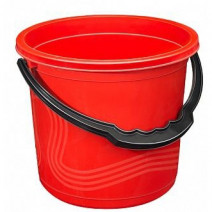 Ведро пластмассовое без крышки ВОЛНА 10л 1/1 1/30