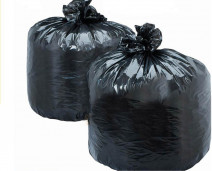 Мешок 300 литров, 105х120 см, ПВД, черный, стандарт
