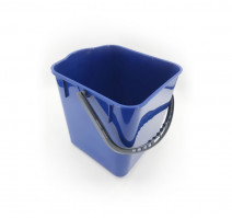 Ведро 25л пластиковое квадратное синее