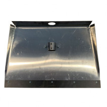 Лопата д/снега 500*375*1,8, 3-борт. алюминиевая, с накладкой 40мм, на болтах