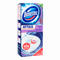Стикер для унитаза ЦВЕТОЧНАЯ СВЕЖЕСТЬ DOMESTOS 3*10г 1/20
