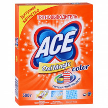 Пятновыводитель порошкообразный ACE OXI MAGIC COLOR 500г 1/20