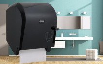 Диспенсер для бумажных полотенец пластик, K8B NOWA черный