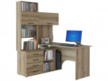 Компьютерный стол Сокол КСТ-14 Дуб Делано, Правый