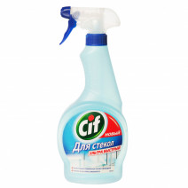 Средство чистящее для стекол и блестящих поверхностей CIF 500мл курок 1/12