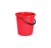 Ведро 12л пластиковое круглое красное