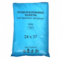 Пакет фасовочный ПНД 24х37 евробокс