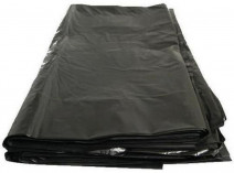 Мешок 220 литров, 90х130 см, ПВД, черный, усиленный