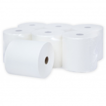 Бумажные полотенца рулонные Терес Стандарт, 1-сл, 190 метров, 100% целлюлоза, Т-0190, (для диспенсеров матик)