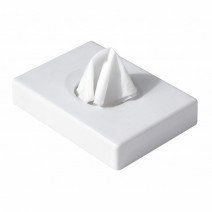 Диспенсер для гигиенических пакетов, белый 13,8*9,8*2,7см 1/40