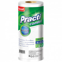 Салфетки вискоза в рулоне PRACTI COMFORT PACLAN 25*40см, 70шт 1/12