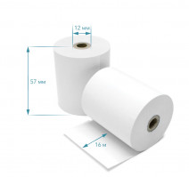Чековая лента 57х30х12 (16) термо (8 шт.)