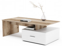 Журнальный столик Сокол СЖ-10 Дуб Делано / Белый