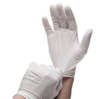 Перчатки латексные ToMos, 100шт/упак M