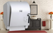 Диспенсер для бумажных полотенец серебристый, Vialli K8M