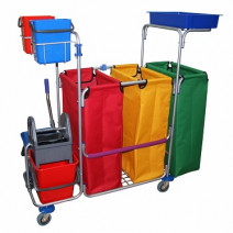 Универсальная тележка для раздельного (дифференцированного) сбора мусора, 95.281