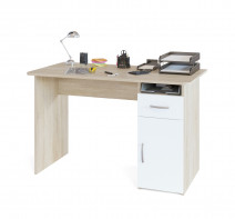 Компьютерный стол Сокол СПМ-03.1 Дуб Сонома / Белый