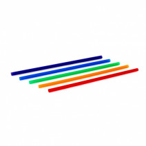 Трубочка К.П. Джамбо 0,8х24 см, ЦВЕТНЫЕ (250шт/уп), 1/23