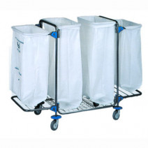 Тележка для сбора мусора с одноразовыми мешками, 403