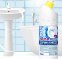 Средство чистящее для сантехники BARHAT, гель с щавелевой кислотой 750гр/21