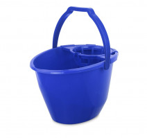 Ведро 11л пластиковое овальное с отжимом,синее BonusPRO