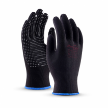 Перчатки нейлоновые с ПВХ МИКРОН БЛЭК TNG-28 размер 9-L 1/10 1/250