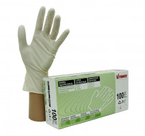 Перчатки латексные неопудренные ToMos, 100шт/упак XL