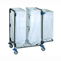 Тележка для сбора мусора с одноразовыми мешками, 401