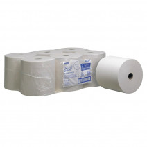 Полотенце бумажное белое KIMBERLY СКОТТ® XL 1сл, 354м 6/1