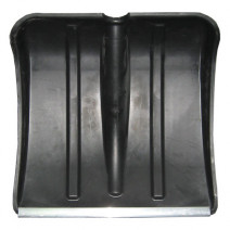 Лопата для снега 365*380мм пластиковая, с накладкой, без черенка ВИТЯЗЬ 1/10