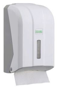 Диспенсер для туалетной бумаги С сложение, Vialli K6CT прозрачный