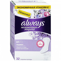 Ежедневные гигиенические прокладки Always Normal Duo Незаметная Защита 32 шт