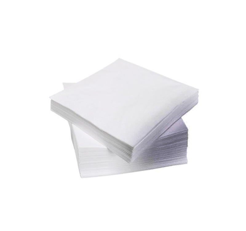 Салфетки бумажные 1 сл 500 л/упак 25х25 белые